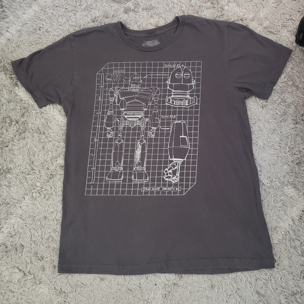 Iron Giant Schematic Ready Player One shirt